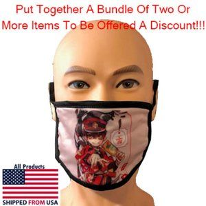 Washable Kid's Anime Face Mask #15